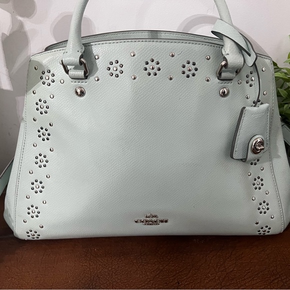 Coach Margot Carryall Shoulderbag & Wallet Mint Green